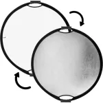 Impact Circular Collapsible Reflector with Handles Silver White 22