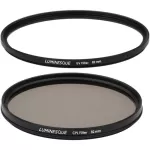 Luminesque 82mm Circular Polarizer and UV Slim PRO Filter Kit
