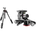 Manfrotto MT190CXPRO4 Carbon Fiber Tripod with XPRO Geared 3-Way Pan Tilt Head Kit