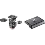 Manfrotto MH804 3-Way Pan-and-Tilt Head Kit with 200LT-PL Quick Release Plates