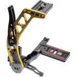 ProMediaGear BBX2 Boomerang Flash Bracket with Universal QR Plate Gold Right-Handed