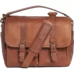 ONA Brixton Camera Laptop Messenger Bag Leather Antique Cognac