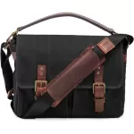 ONA Prince Street Camera Messenger Bag Black Waxed Canvas