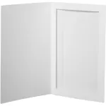 National Photo Folders Slip-In Photo Folder 5 x 7 25-Pack White