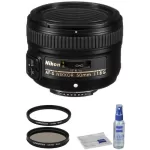 Nikon AF-S NIKKOR 50mm f 1.8G Lens with Accessory Kit