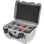 Nanuk 918 Case with Padded Dividers Silver