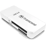 Transcend RDF5 USB 3.1 Gen 1 SDHC SDXC   microSDHC SDXC Memory Card Reader White