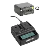 Watson NP-F975 Two-Battery Kit with Duo LCD Charger