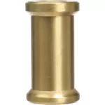 Impact Short Double-Female Round Spigot with 1/4'-20 and 3/8'-16 Threads