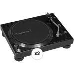 Pioneer DJ PLX-1000 Kit with Two Turntables (Pair)
