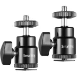 SmallRig Camera Hot Shoe Mount with 1/4'-20 Screw Ball Head (2-Pack)