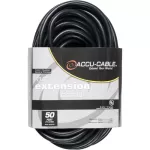 American DJ Accu-Cable 3-Wire Edison AC Extension Cord EC123-50