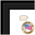 ART TO FRAMES 1418 Satin Black 13 x 19 Step Lip WOM10035-13X19