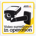 Axis Communications Surveillance Sticker (10-Pack) 5502-811