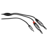 Hosa Technology REAN 3.5mm TRS to Dual 1/4 TS Pro HMP-006Y