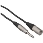 Hosa Technology HPX-005 Unbalanced 1/4 TS Male to 3-Pin HPX-005