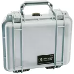 Pelican 1200 Case without Foam (Silver) 1200-001-180