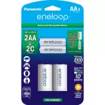 Panasonic eneloop Rechargeable AA Ni-MH Batteries K-KJS2MCA2BA