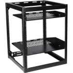 SANUS Component Series 15 RU Stackable Skeleton Rack CFR1615-B1