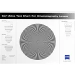 ZEISS Siemens Star Test Chart 1849-755 Video