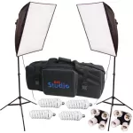 Dot Line RPS 280W Dual Square Softbox Fluorescent Kit