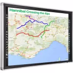Draco Broadcast Infrared Series 84 Interactive Touchscreen Display
