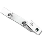 BRADY PEOPLE ID Strap Clip with 2Hole Clip 234 100Pack