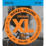 DAddario EXL110 Regular Light XL Nickel Wound Electric Guitar Strings 6String Set 10  46