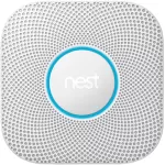 Google Nest Protect Wired Smoke and Carbon Monoxide Alarm White 2nd Generation