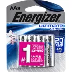 Energizer Ultimate Lithium AA Batteries 15V 3500mAh 8Pack