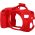 easyCover Silicone Protection Cover for Canon EOS Rebel T6i Red