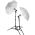 Impact Portrait Light Kit with 6 Light Stand LED Fluorescent Lamp Holder 60W Bulb and Umbrella