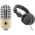 Polsen RC-77-U USB Retro Condenser Microphone Kit with Studio Headphones