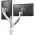 Chief Kontour K1C Dynamic HeightAdjustable Column Dual Monitor Mount White