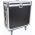 ProX Mixer Flight Case with Doghouse  Wheels for Behringer X32 Black