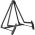 KM 17580 Heli 2 Acoustic Guitar Stand Black