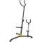 HERCULES Stands Baritone Saxophone Stand with AltoTenor Saxophone Attachment